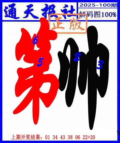 2025100期解码图