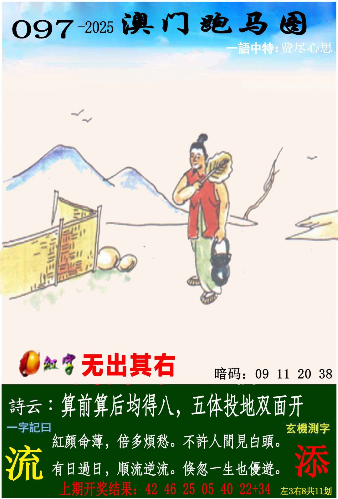 2025097期跑马图