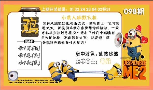 2025098期小黄人幽默玄机