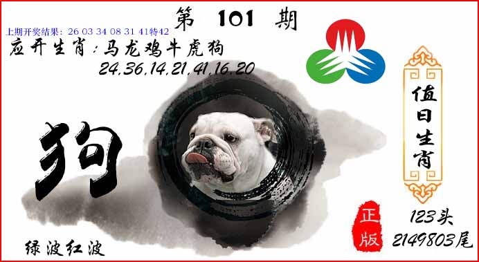 2025101期值日生肖