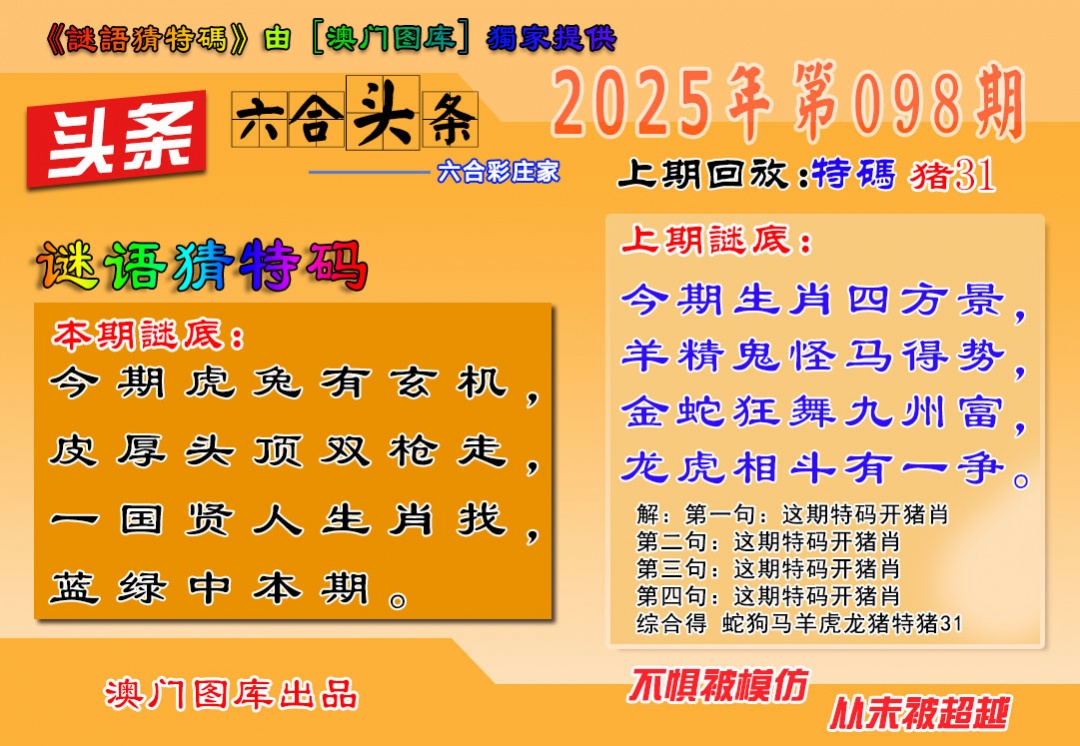 2025098期六合头条