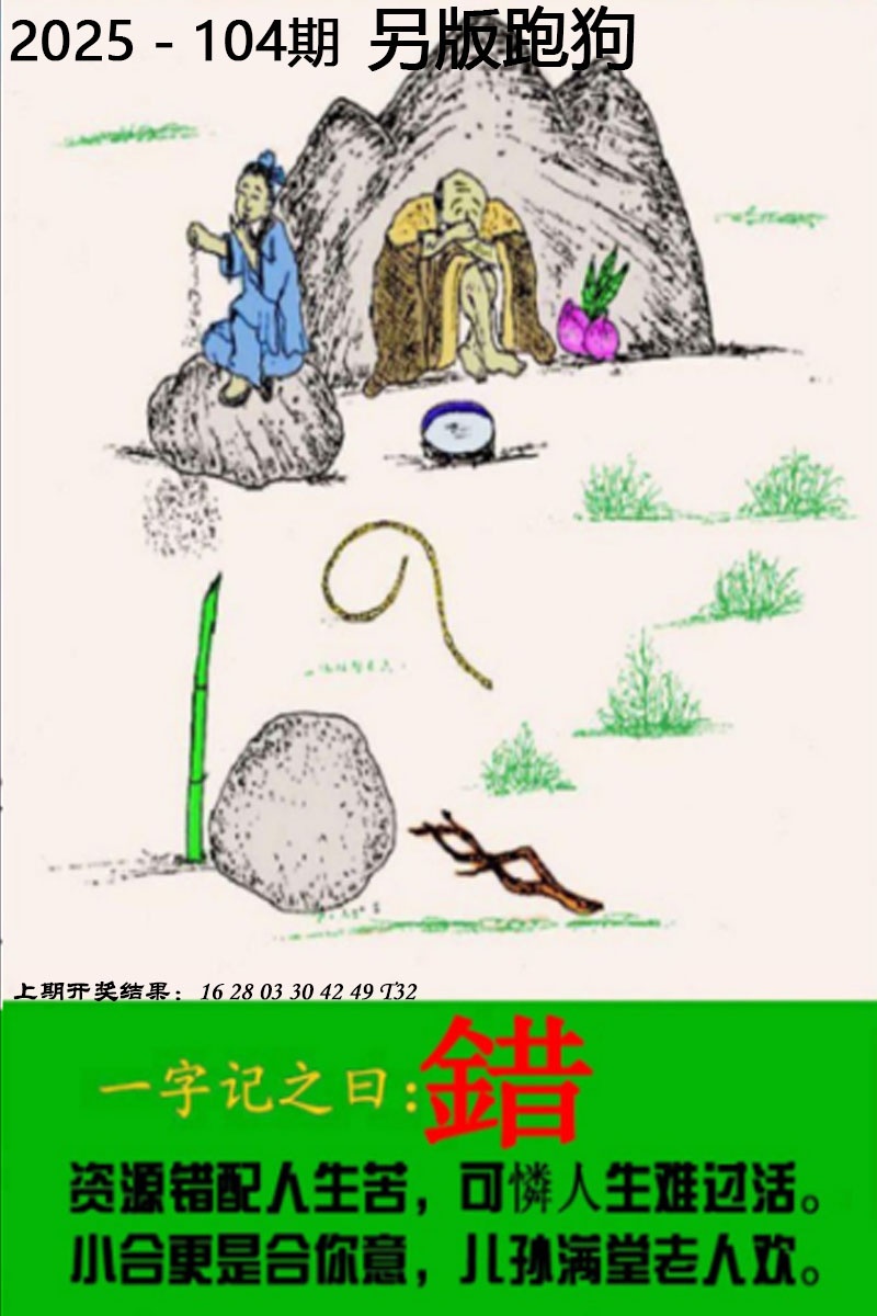 2025104期另版跑狗图