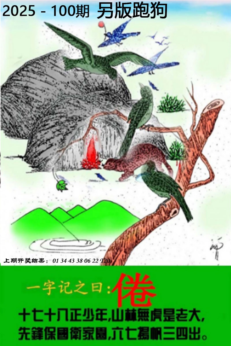 2025100期另版跑狗图