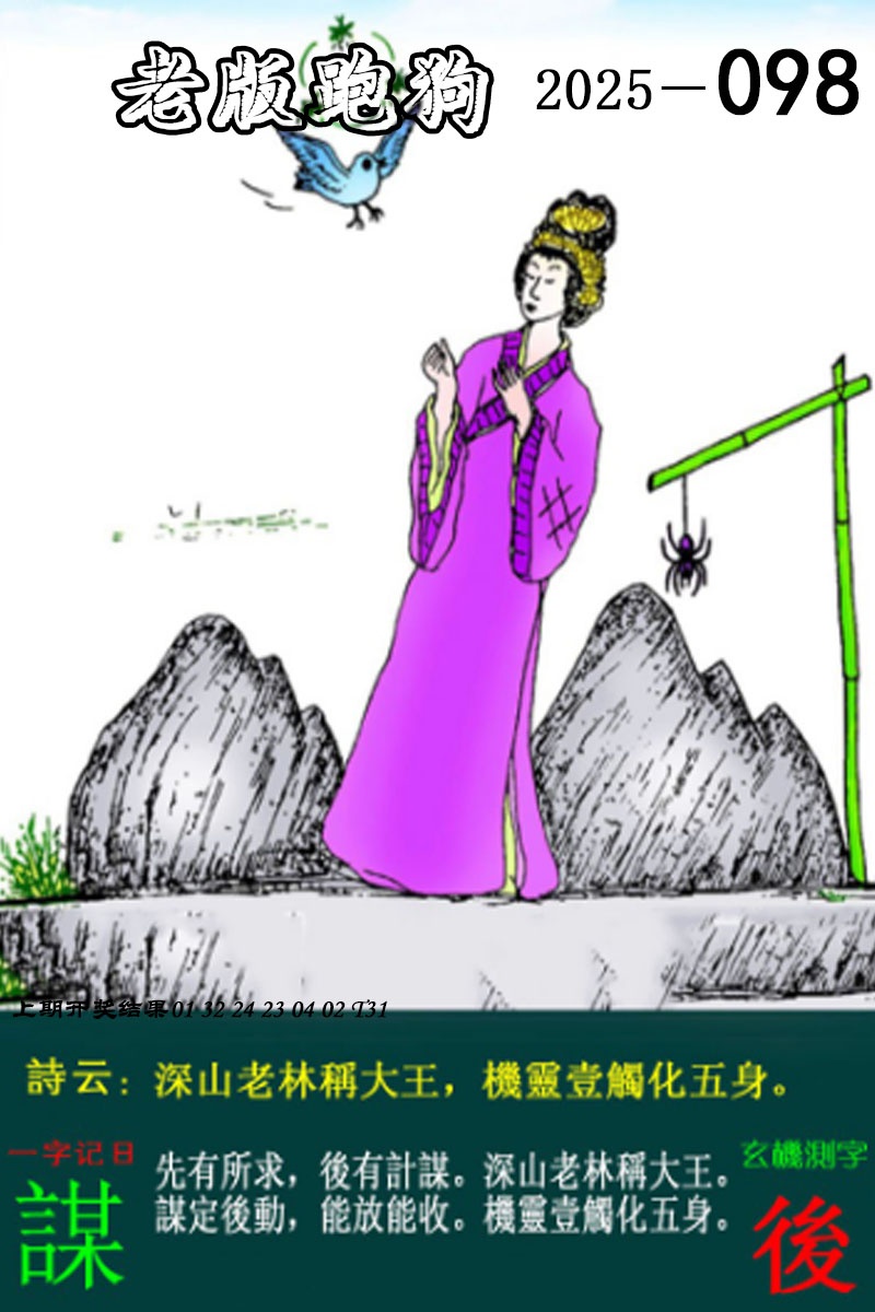 2025098期老版跑狗图
