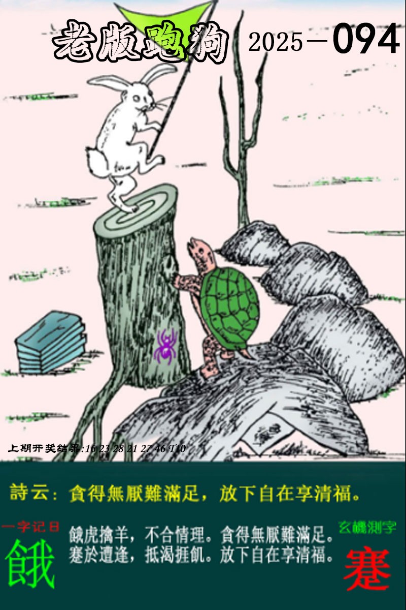 2025094期老版跑狗图