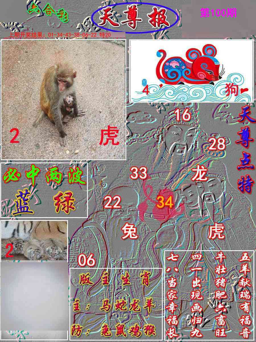 2025100期天尊报