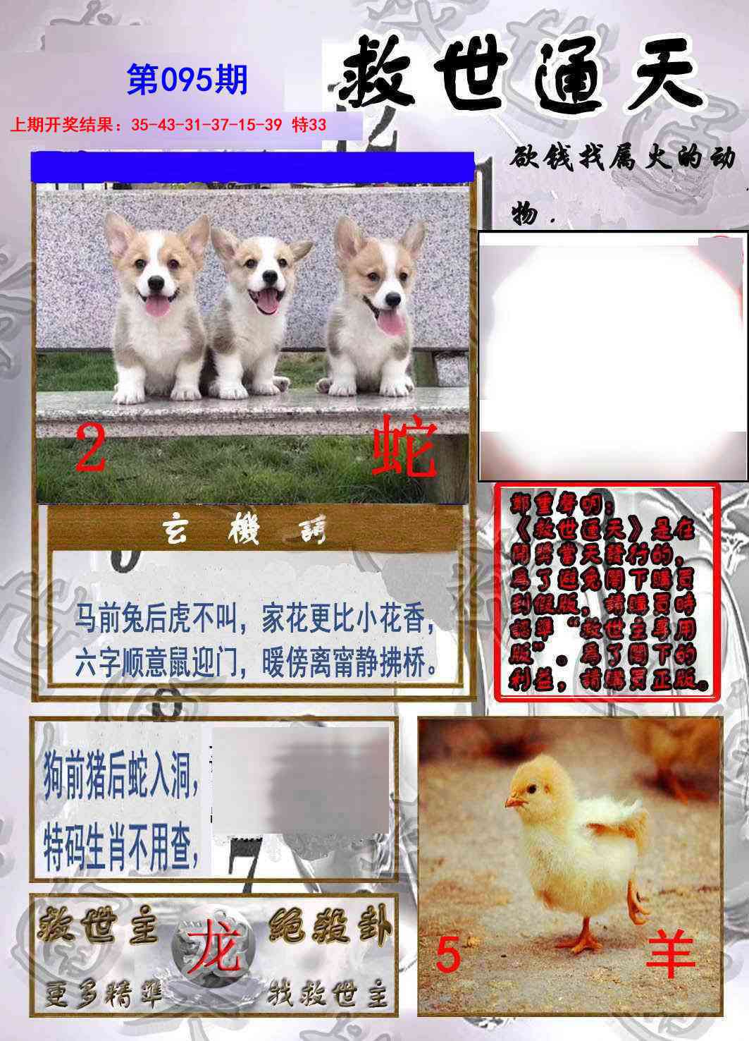 2025095期救世通天报