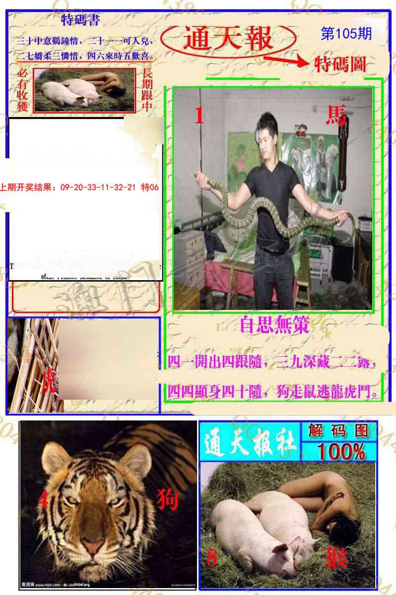 2025105期通天特解图