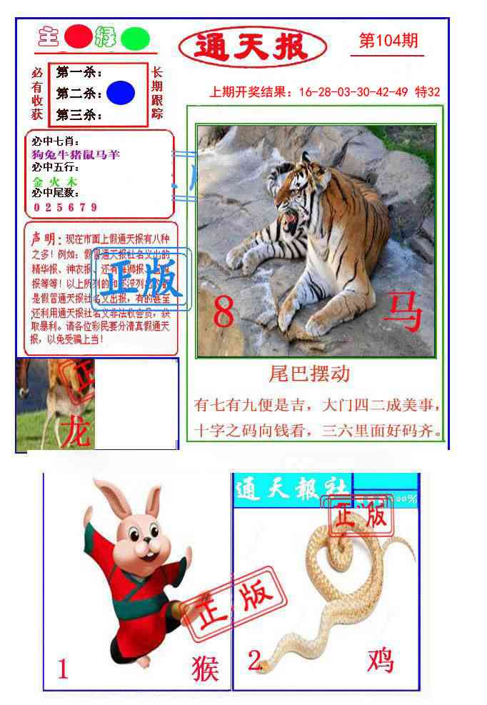 2025104期通天杀波图1