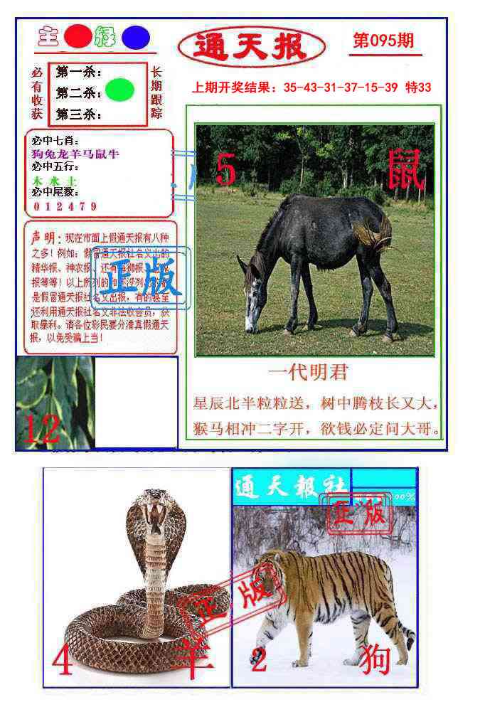 2025095期通天杀波图1
