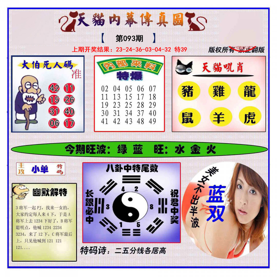 2025093期内幕传真图