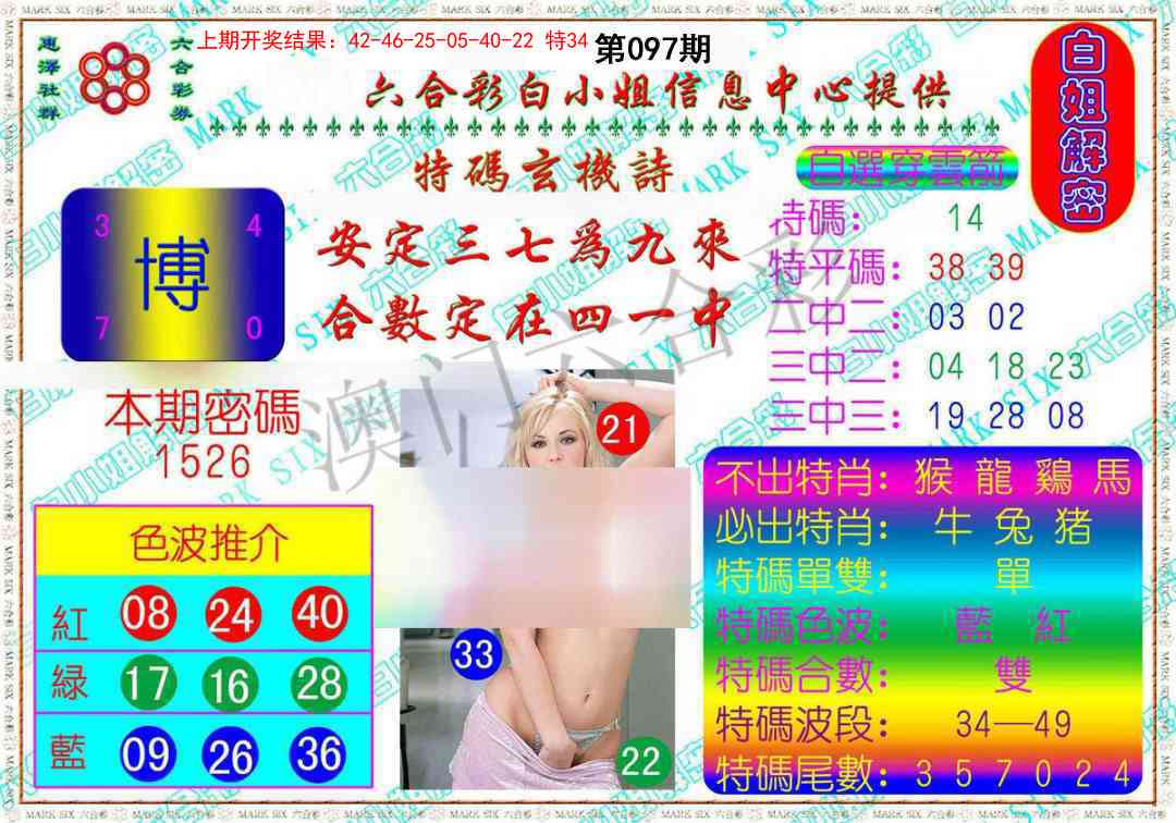 2025097期白姐解密