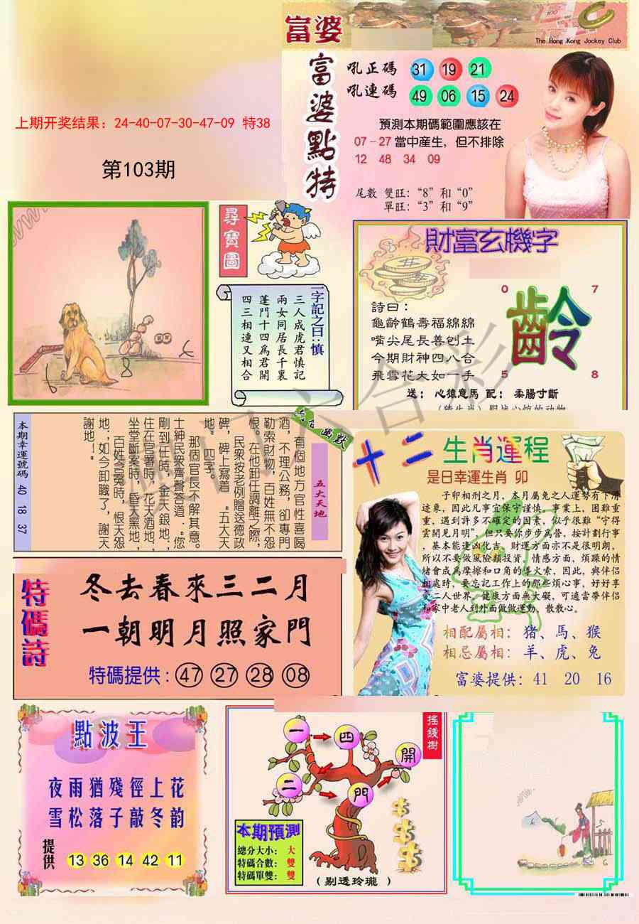 2025103期富婆