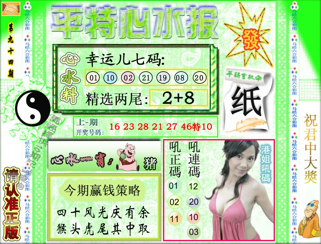2025094期平特心水报