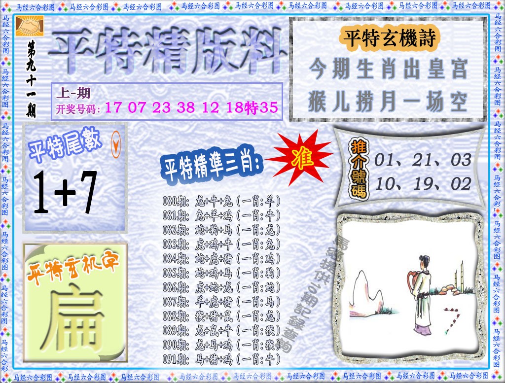 2025091期平特精版料