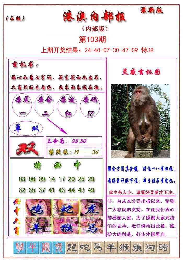 2025103期港澳报