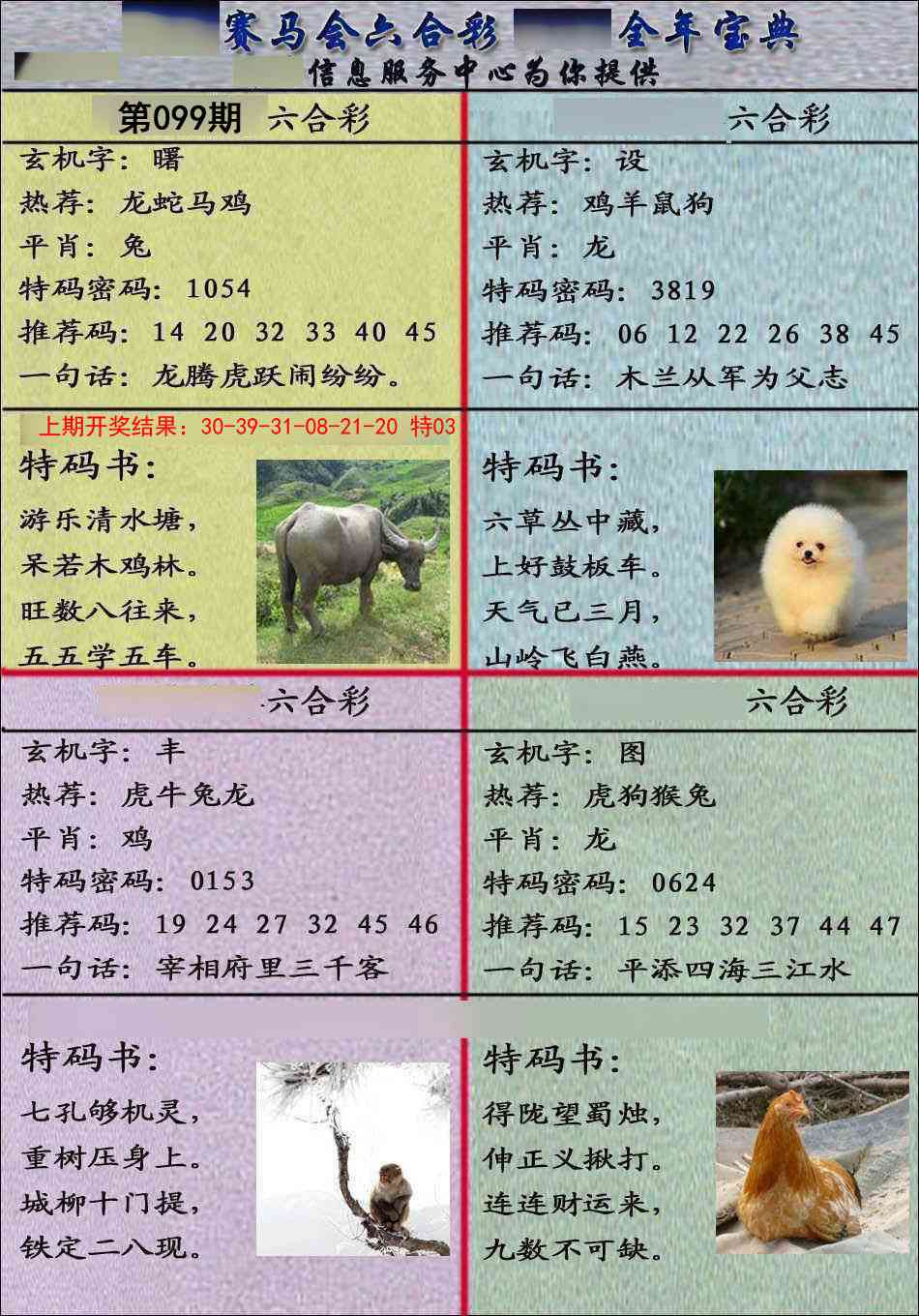 2025099期宝典报