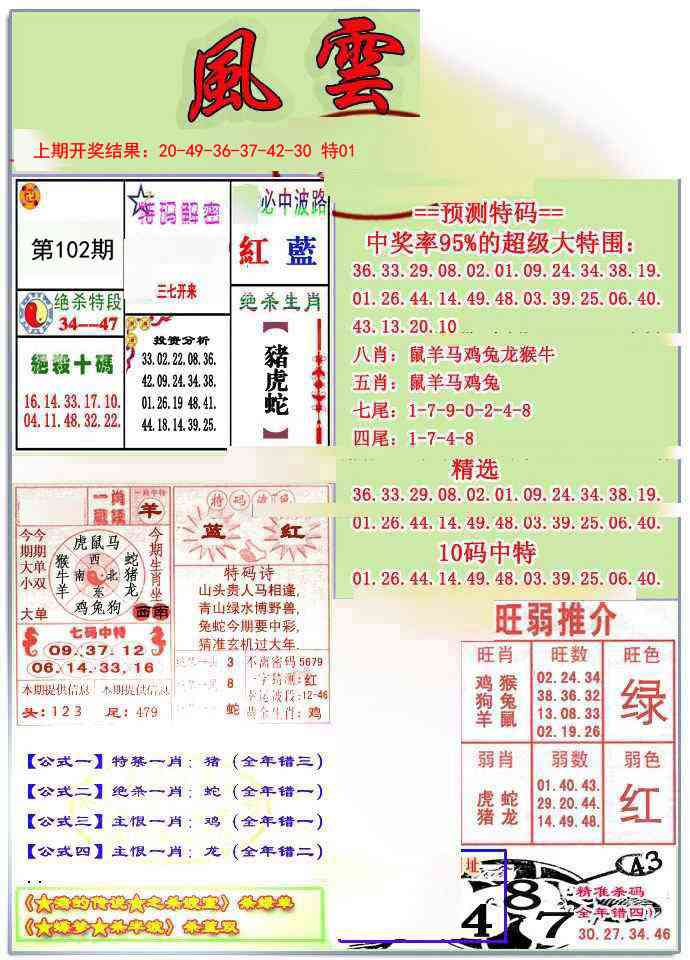 2025102期风云榜