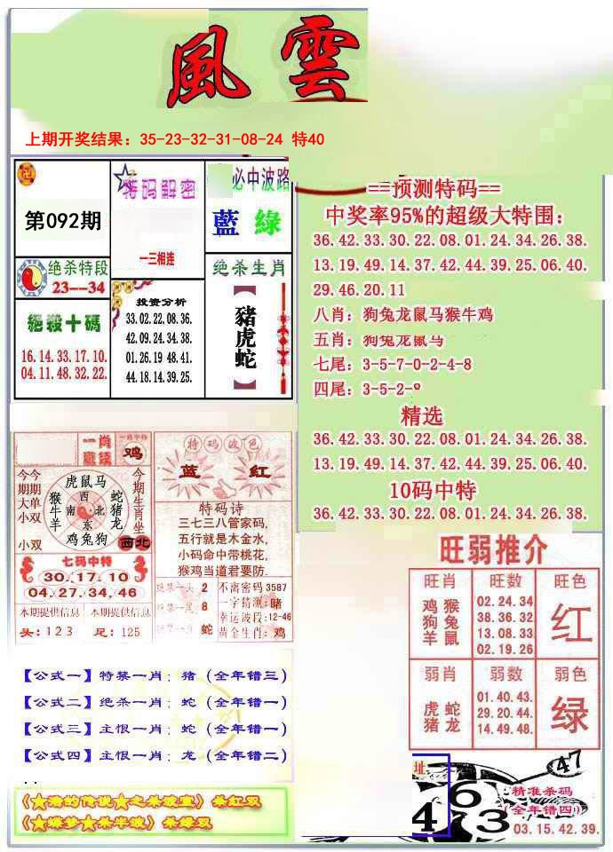 2025092期风云榜