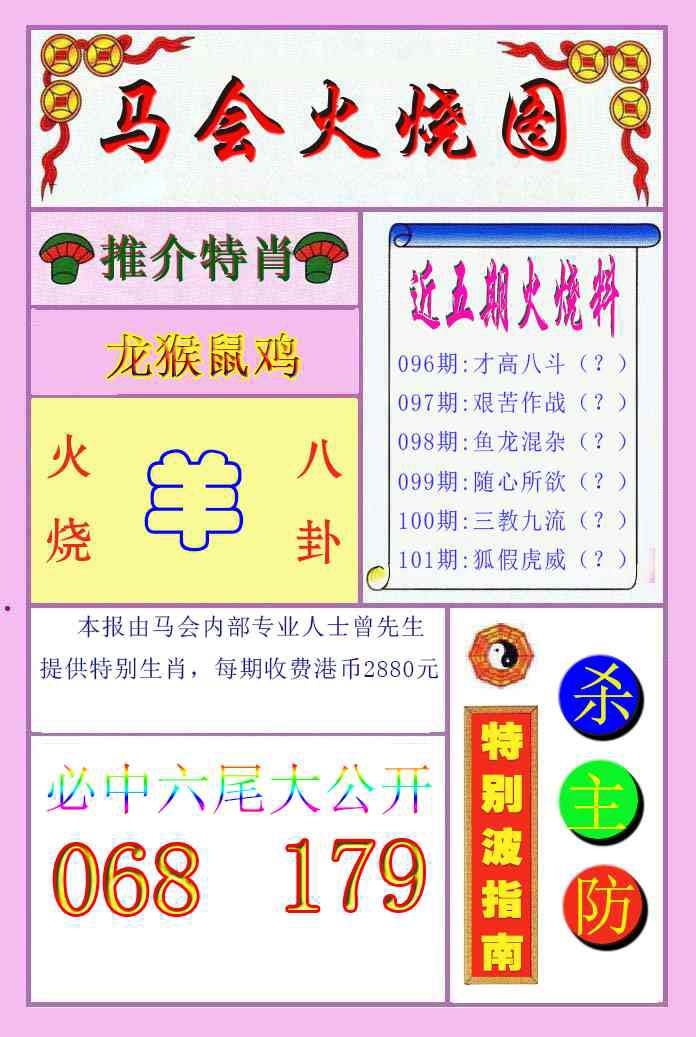 2025101期火烧图