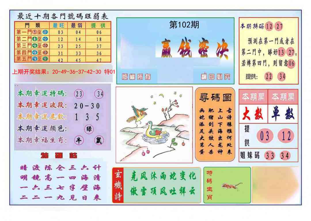 2025102期九龍赢钱密决(推荐)