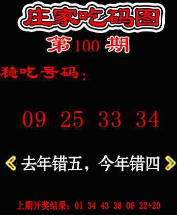 2025100期庄家吃码图