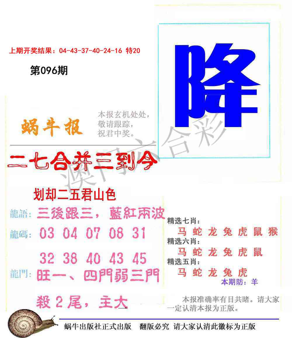 2025096期蜗牛报