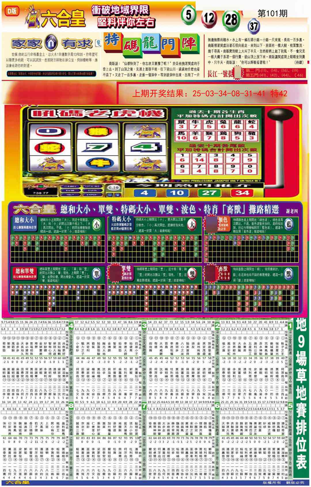 2025101期六合皇D