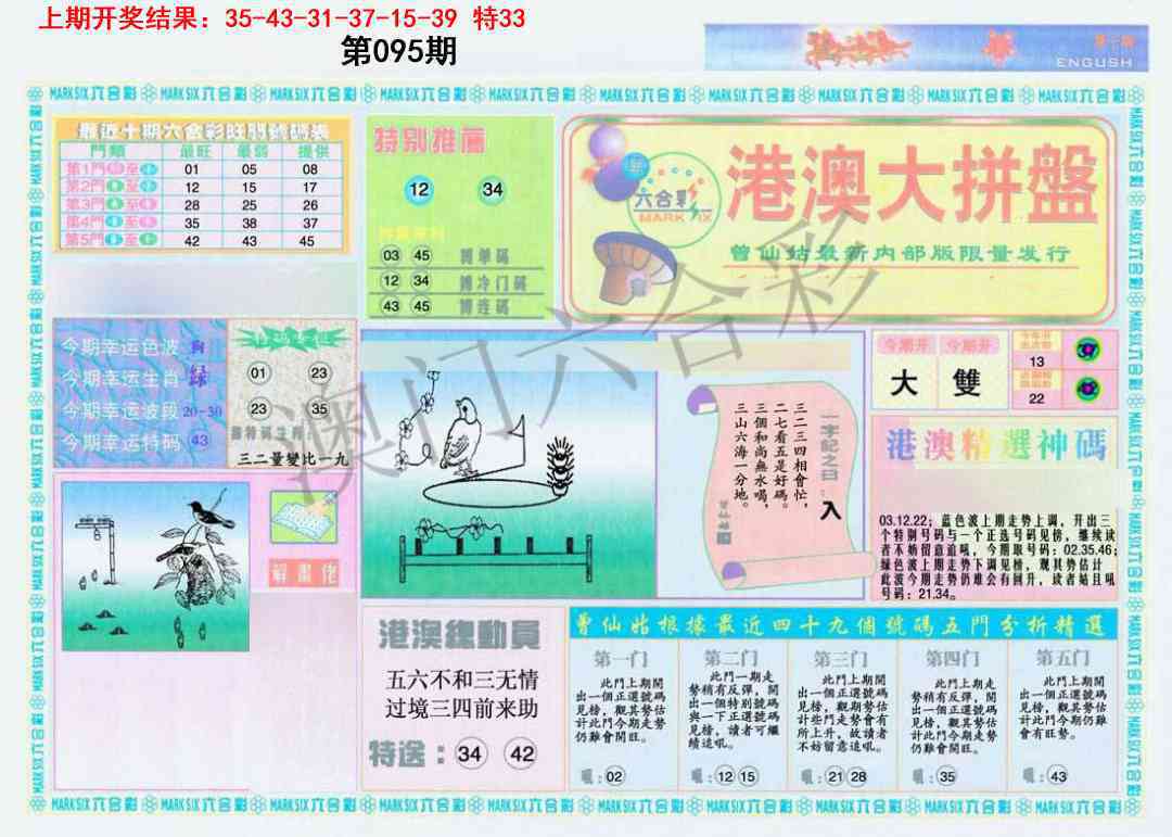 2025095期港澳大拼盘A