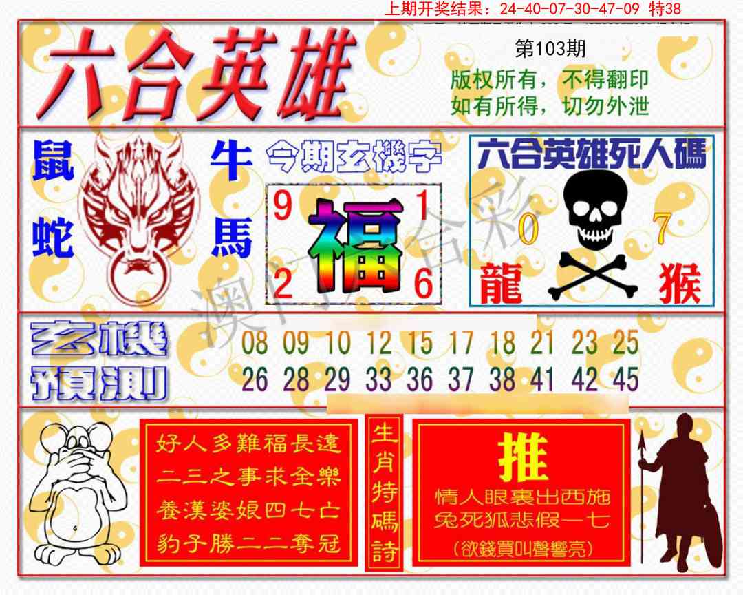 2025103期六合英雄