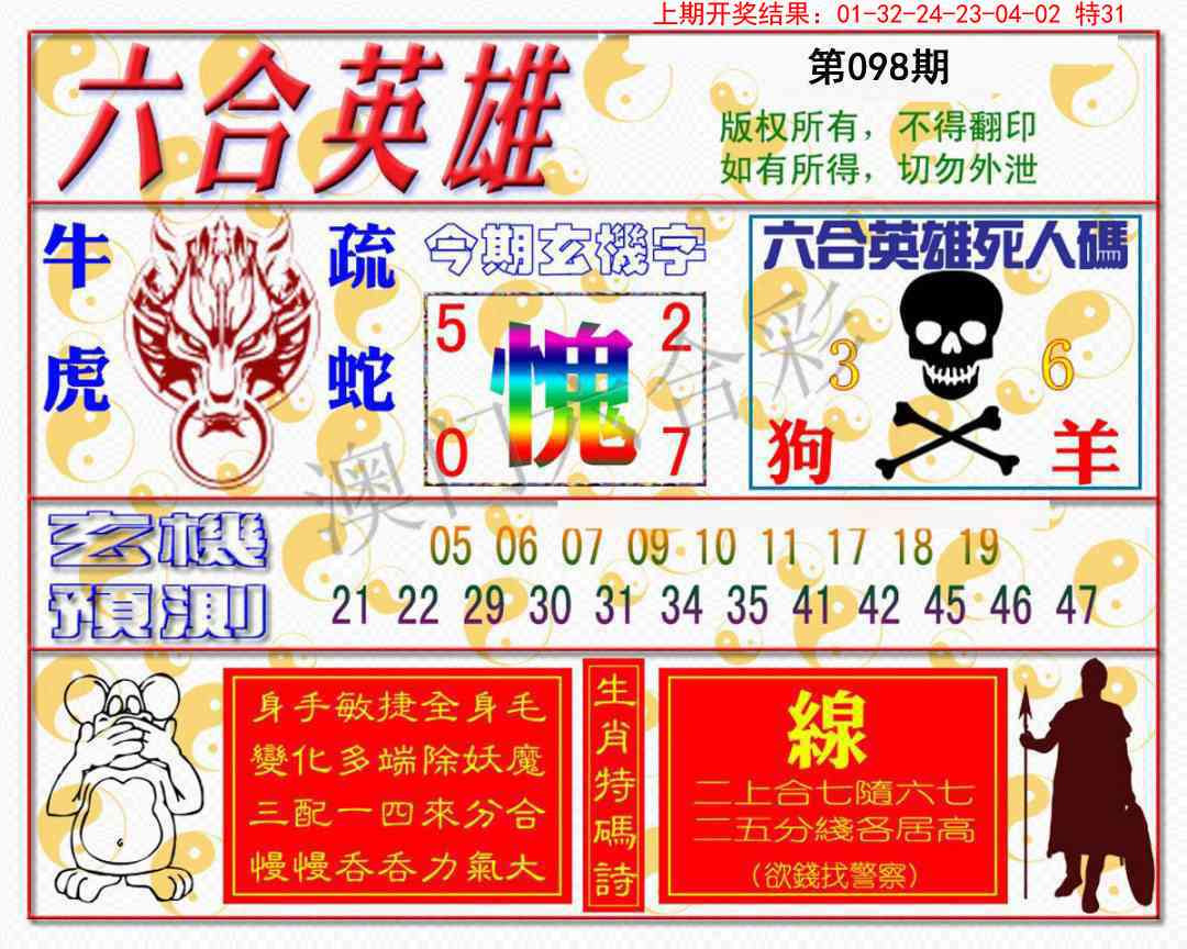 2025098期六合英雄