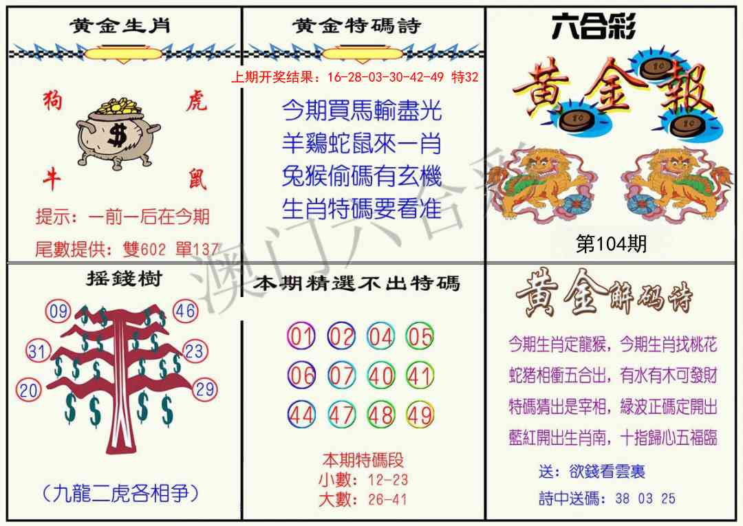 2025104期黄金报