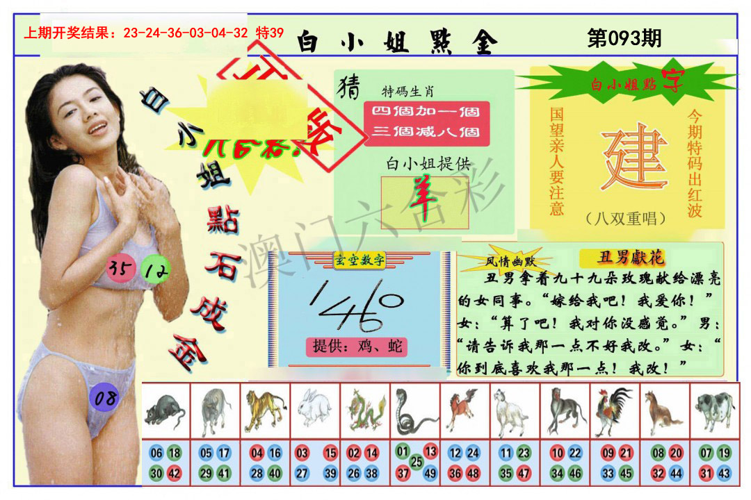 2025093期白小姐点金