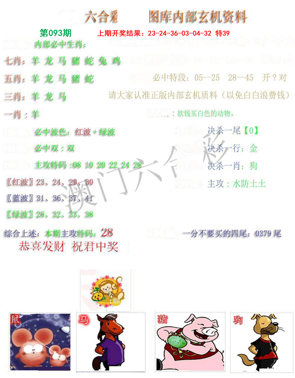 2025093期内部玄机资料