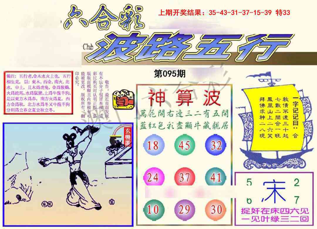 2025095期波路五行