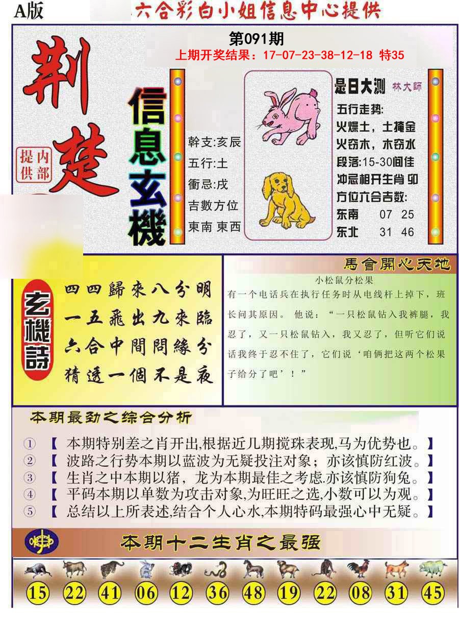 2025091期荆楚信息玄机A