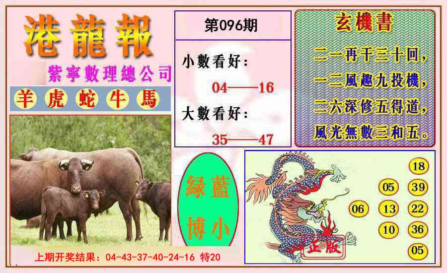 2025096期港龙报