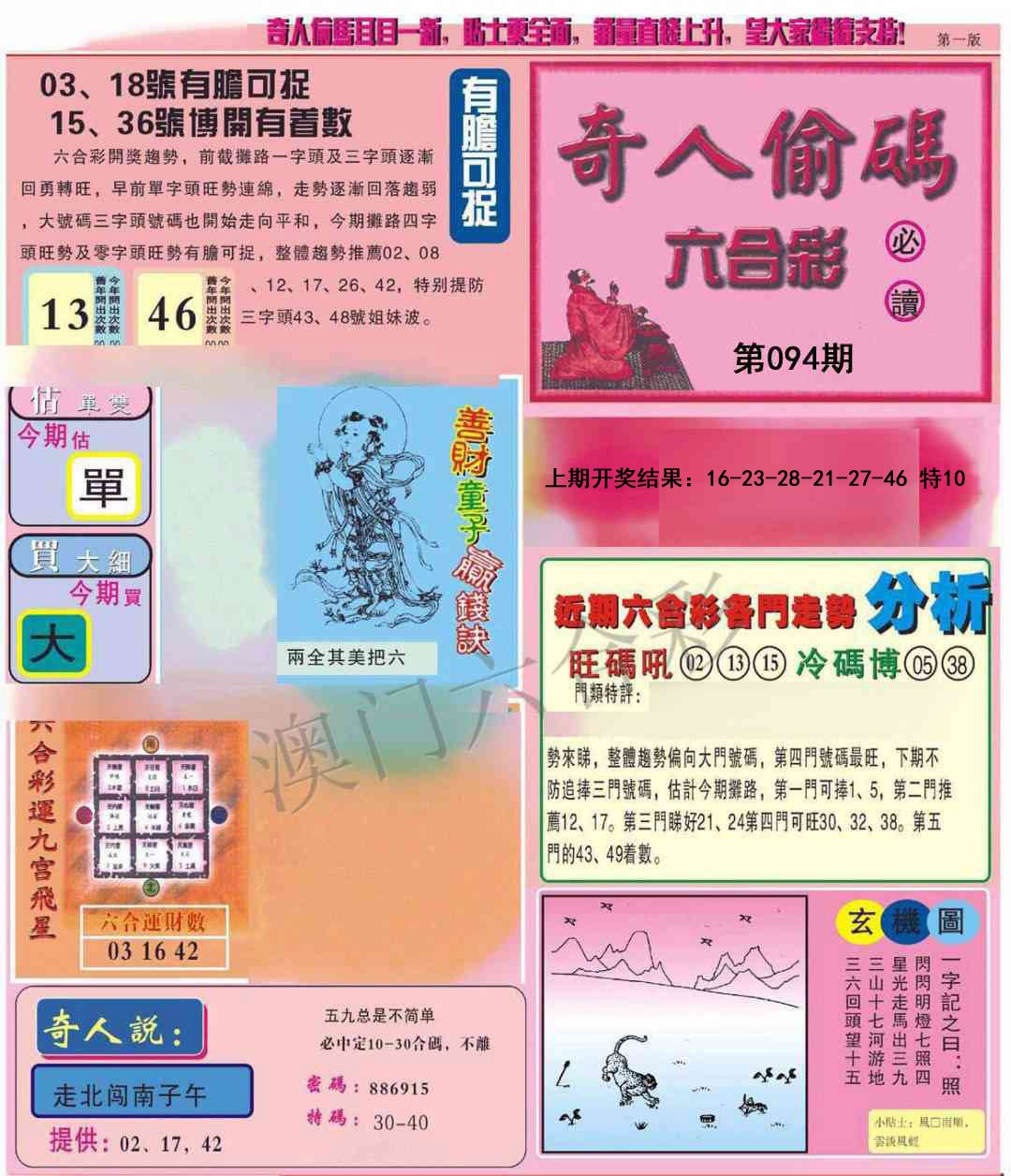 2025094期老奇人偷码A