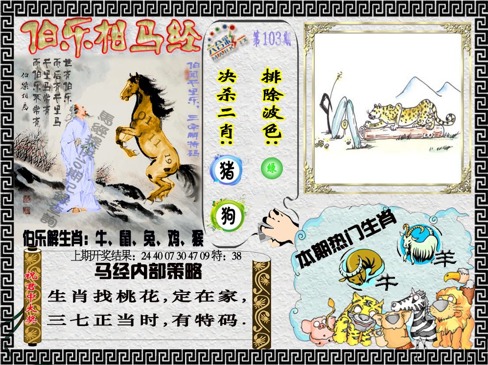 2025103期伯乐相马经