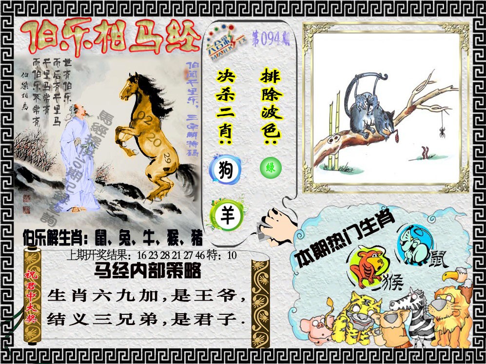 2025094期伯乐相马经