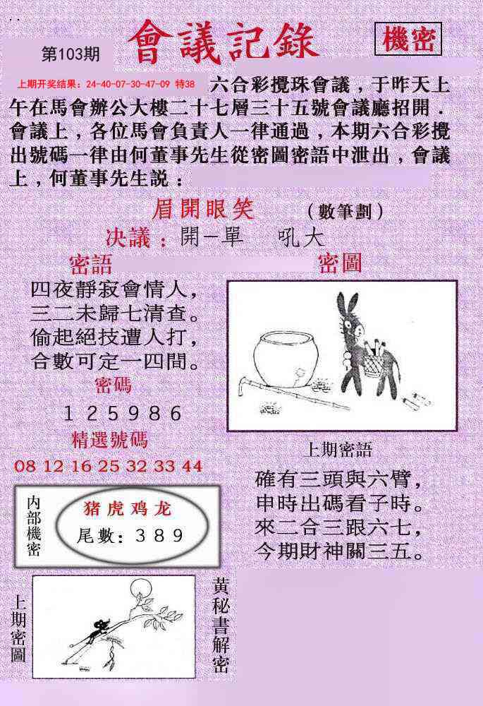 2025103期会议记录
