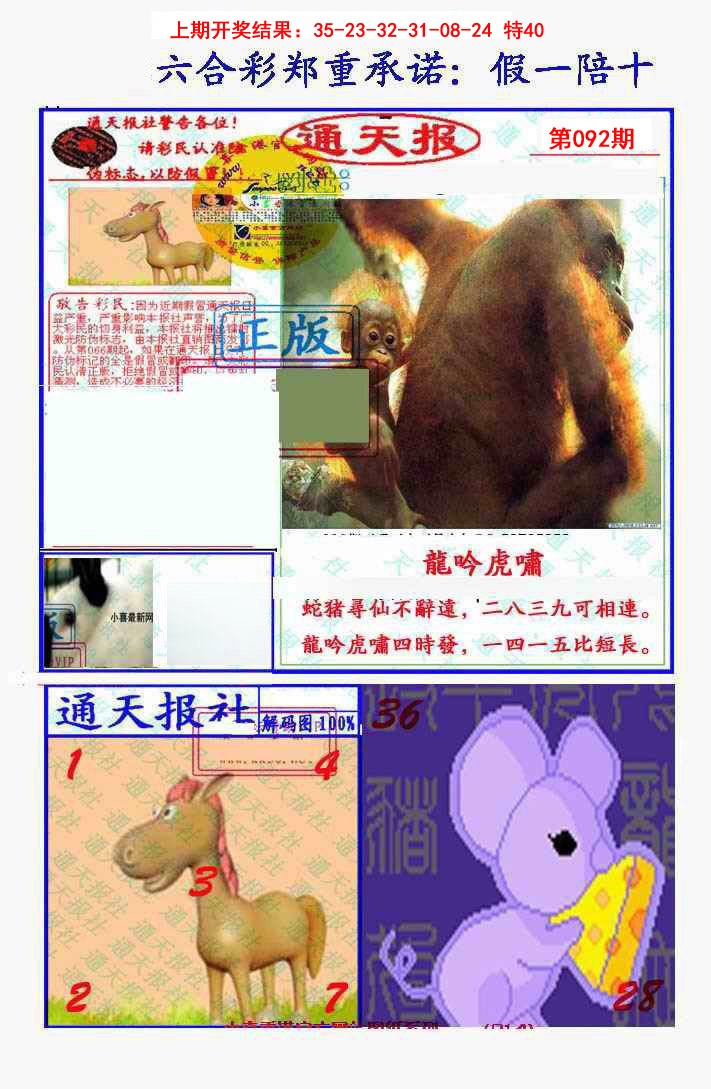 2025092期假一陪十通天报