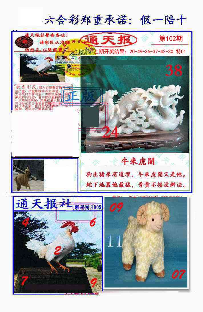 2025102期假一陪十通天报