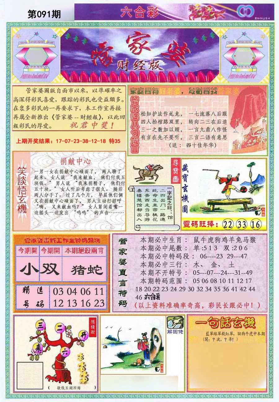 2025091期管家婆财经版