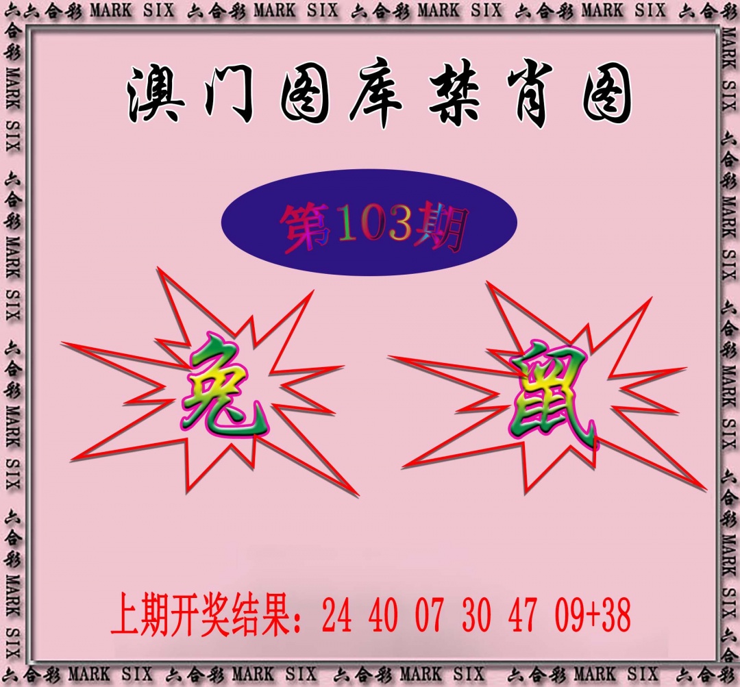 2025103期统一禁肖图