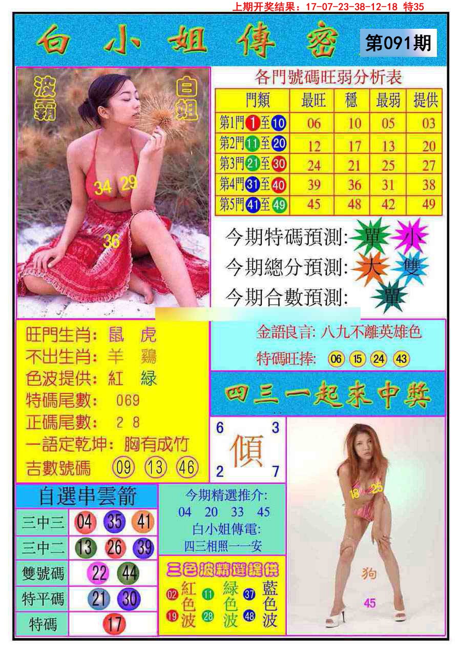 2025091期白小姐传密