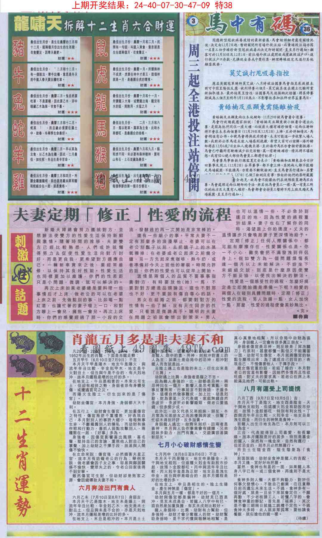 2025103期新报跑狗B