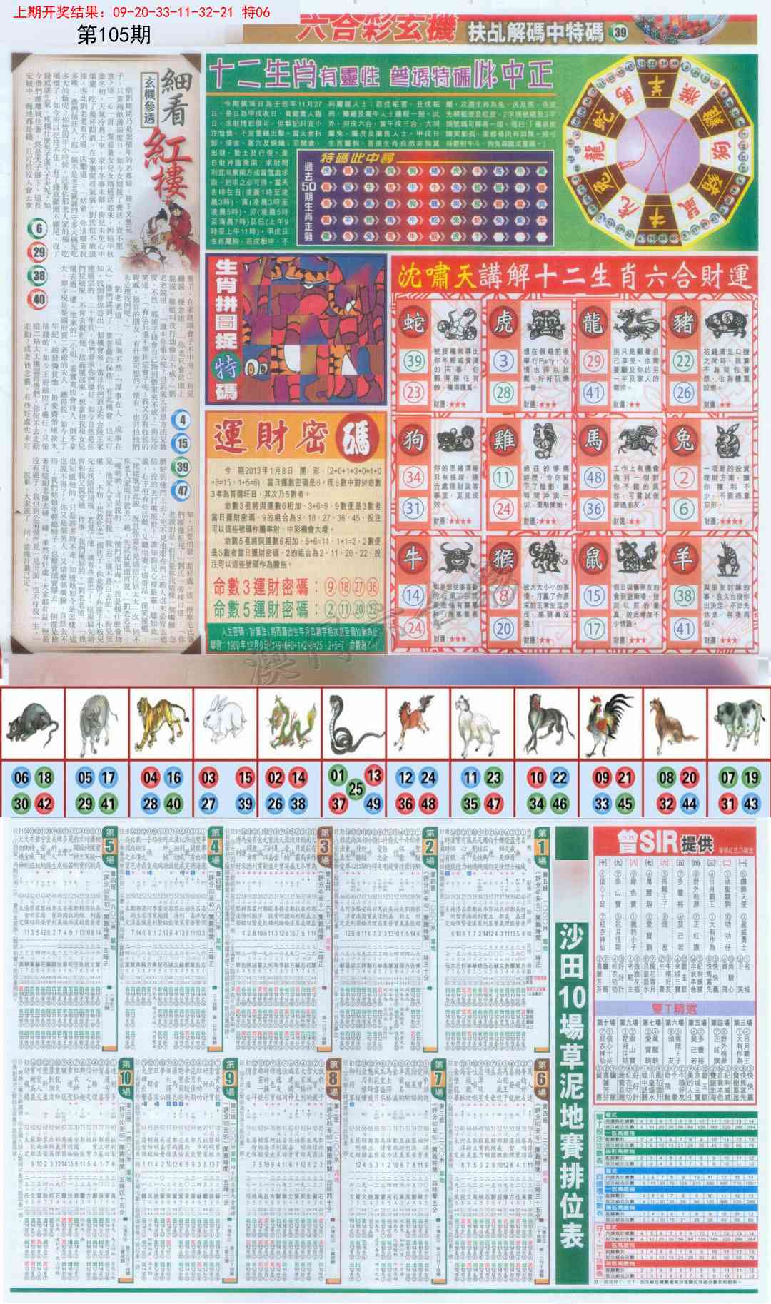 2025105期新报跑狗B