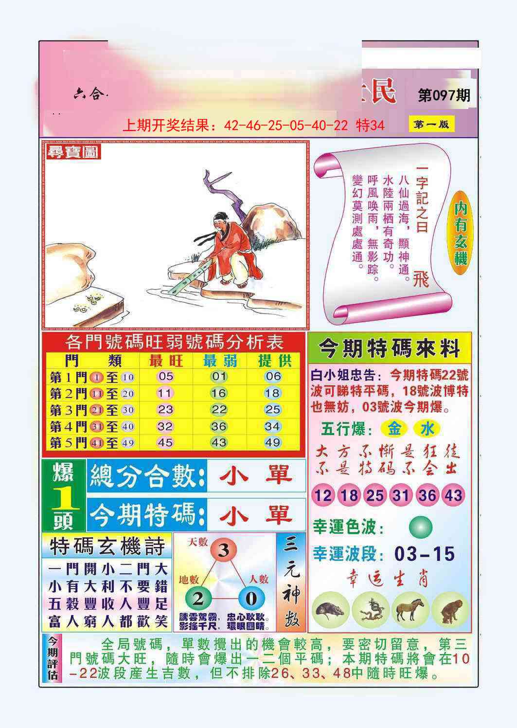 2025097期白小姐救世民A