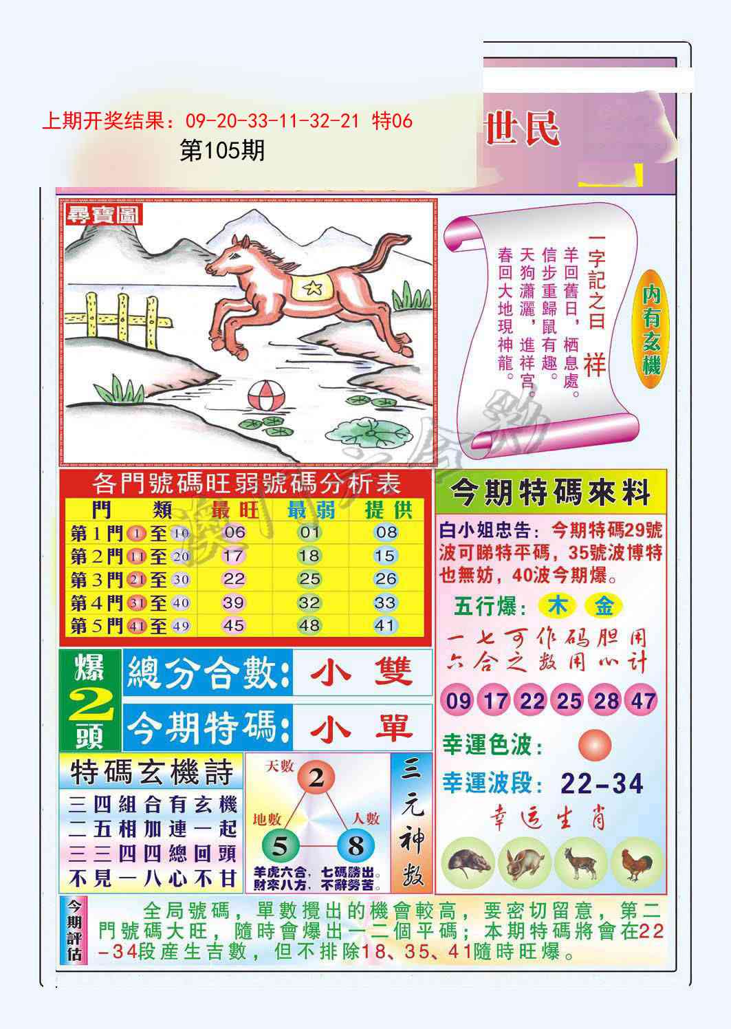 2025105期白小姐救世民A
